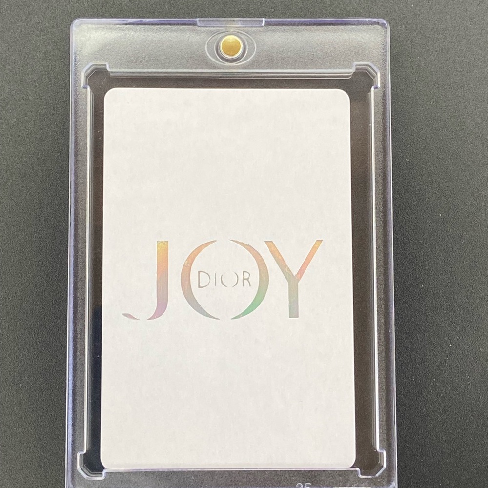 DIOR Limited Edition JOY Holographic Playing Card 7 of ❤️